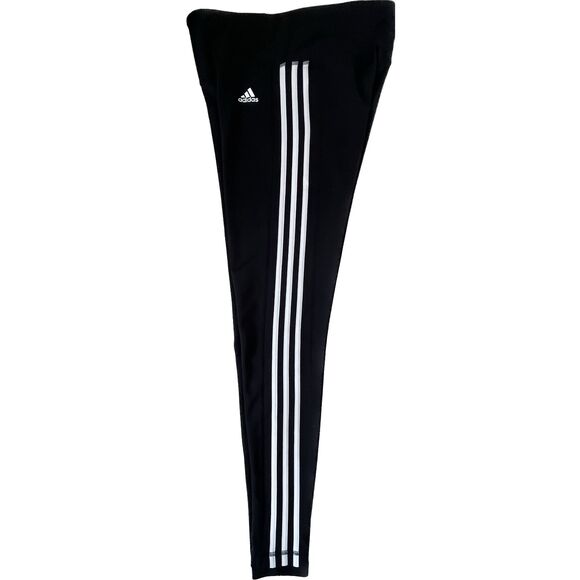 Adidas High Rise 3 Stripe Stretch Women's Leggings (M) - Picture 5 of 6
